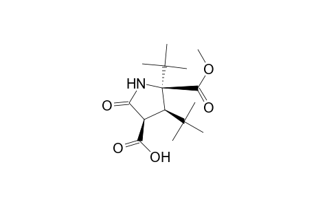 2-tert-Butyl methyl (2R,3R,4R)-3-tert-buthyl-5-oxopyrrolidine-2,4-dicarboxylate