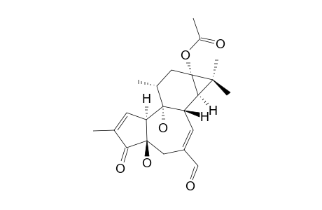 12-Deoxy-phorbaldehyde-13-acetate