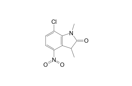 7-Chloro-1,3-dimethyl-4-nitrooxindole