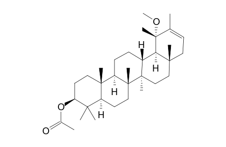 3.beta.-Acetoxy-19.alpha.-methoxy-20-taraxastene