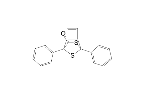 7,9-Dithiatricyclo[4.2.1.0(2,5)]non-3-en-8-one, 1,6-diphenyl-, (1.alpha.,2.beta.,5.beta.,6.alpha.)-