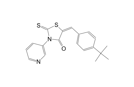 4-thiazolidinone, 5-[[4-(1,1-dimethylethyl)phenyl]methylene]-3-(3-pyridinyl)-2-thioxo-, (5E)-