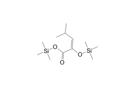 Pentanoic acid, 4-methyl-2-oxo-, bis(trimethylsilyl) deriv.