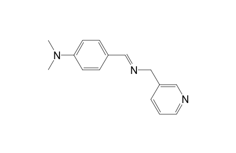 3-Pyridinemethanamine, N-[[4-(dimethylamino)phenyl]methylidene]-