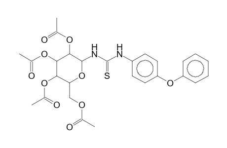 1-DEOXY-1-[3-(4-PHENOXYPHENYL)-2-THIOUREIDO]-B-D-GLUCOPYRANOSE 2,3,4,6-