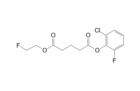 Glutaric acid, 2-chloro-6-fluorophenyl 2-fluoroethyl ester