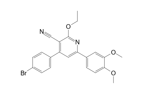 4-(4-Bromophenyl)-6-(3,4-dimethoxyphenyl)-2-ethoxynicotinonitrile