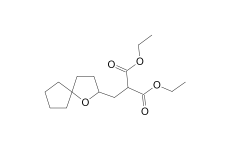 Diethyl 2-(1-oxaspiro[4.4]nonan-2-ylmethyl)malonate