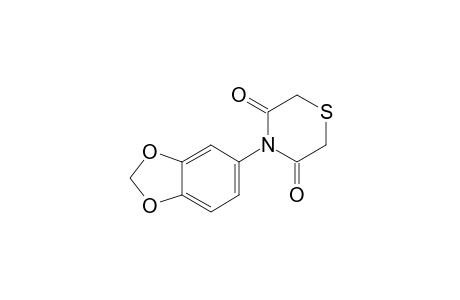 4-[3,4-(methylenedioxy)phenyl]-3,5-thiomorpholinedione