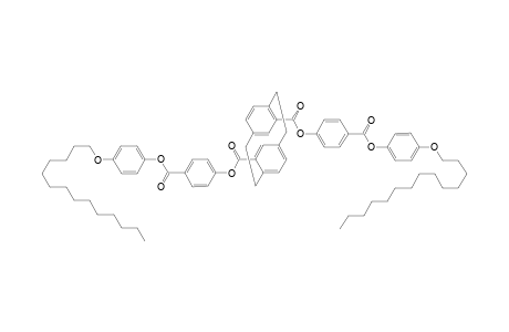 bis[4'-[(4"-Tetradecyloxy)-phenoxycarbonyl]phenyl Tricyclo[8.2.2.2(4,7)]hexadeca-4,6,10,12,13,15-hexaene-5,11-dicarboxylate