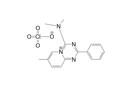 7-Methyl-4-dimethylamino-2-phenylpyrido[1,2-a]-[1,3,5]triazinium perchlorate