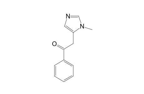 1-METHYL-5-[(2-OXO-2-PHENYL)-ETHYL]-IMIDAZOLE