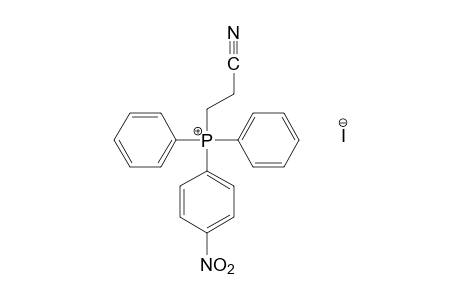 (2-cyanoethyl)diphenyl(p-nitrophenyl)phosphonium iodide