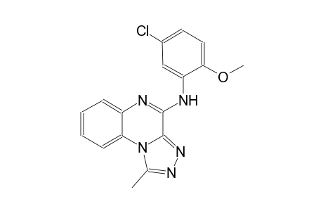 [1,2,4]triazolo[4,3-a]quinoxalin-4-amine, N-(5-chloro-2-methoxyphenyl)-1-methyl-