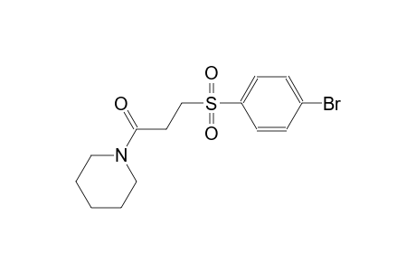 piperidine, 1-[3-[(4-bromophenyl)sulfonyl]-1-oxopropyl]-