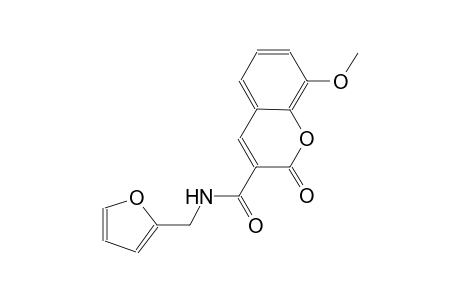 N-(2-furylmethyl)-8-methoxy-2-oxo-2H-chromene-3-carboxamide