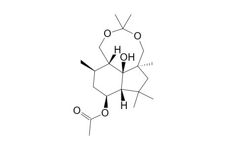 Acetic acid (2aR,3S,5R,5aR,10aR,10bR)-10b-hydroxy-2,2,5,8,8,10a-hexamethyl-decahydro-7,9-dioxa-cycloocta[cd]inden-3-yl ester