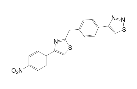 4-{alpha-[4-(p-nitrophenyl)-2-thiazolyl]-p-tolyl}-1,2,3-thiadiazole