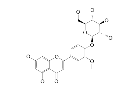 CHRYSOERIOL-4'-O-BETA-D-GLUCOPYRANOSIDE