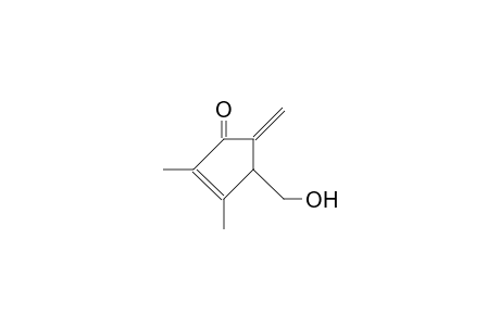 5-Hydroxymethyl-1,2-dimethyl-4-methylidene-cyclopenten-3-one