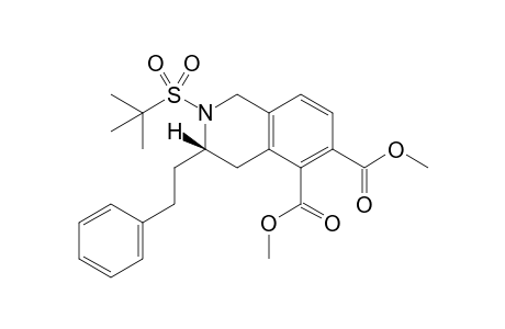 Dimethyl (3S)-2-(tert-Butanesulfonyl)-3-phenethyl-1,2,3,4-tetrahydroisoquinoline-5,6-dicarboxylate
