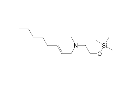 Trimethylsilyl ether of N-methyl-N-(2,7-octadienyl)-2-aminoethanol