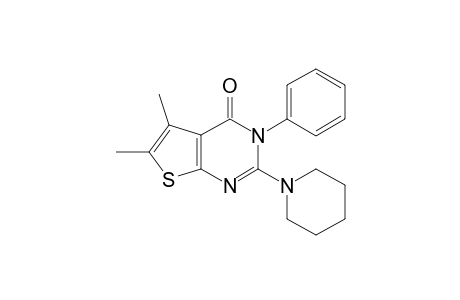 2-Piperidino-3-phenyl-5,6-dimethylthieno[2,3-d]pyrimidin-4(3H)-one