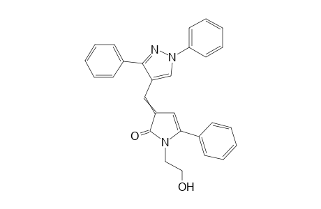 3-((1,3-Diphenyl-1H-pyrazol-4-yl)methylene)-1-(-2-hydroxyethyl)-5-phenyl-1H-pyrrol-2(3H)-one