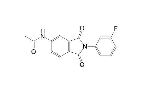 acetamide, N-[2-(3-fluorophenyl)-2,3-dihydro-1,3-dioxo-1H-isoindol-5-yl]-
