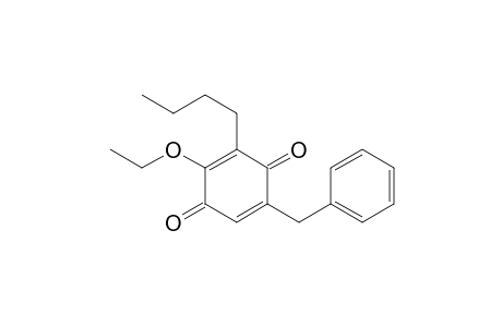 2,5-Cyclohexadiene-1,4-dione, 3-butyl-2-ethoxy-5-(phenylmethyl)-