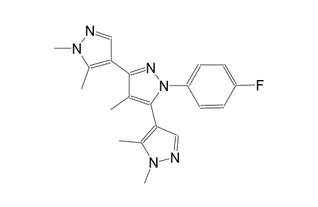 1'-(4-fluorophenyl)-1,1'',4',5,5''-pentamethyl-1H,1'H,1''H-4,3':5',4''-terpyrazole