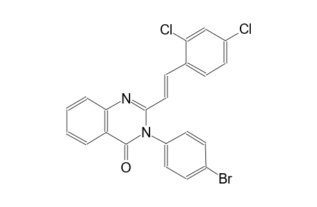 3-(4-bromophenyl)-2-[(E)-2-(2,4-dichlorophenyl)ethenyl]-4(3H)-quinazolinone