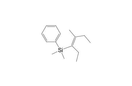 Silane, dimethyl(2-methyl-1-hexenyl)phenyl-, (E)-