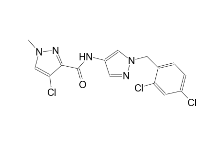 4-chloro-N-[1-(2,4-dichlorobenzyl)-1H-pyrazol-4-yl]-1-methyl-1H-pyrazole-3-carboxamide