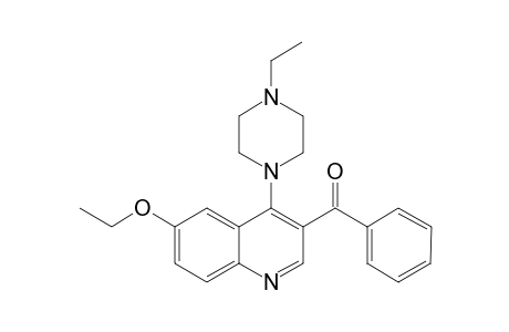 Methanone, [6-ethoxy-4-(4-ethyl-1-piperazinyl)-3-quinolinyl]phenyl-