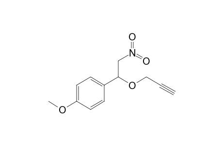 1-(4'-methoxyphenyl)-2-nitro-1-propargyloxyethane
