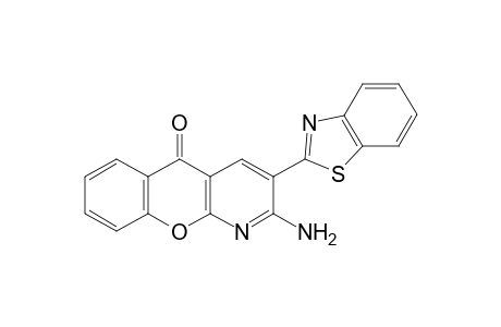 2-Amino-3-(1,3-benzothiazol-2-yl)chromeno[2,3-b]pyridin-5(5H)-one