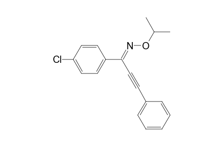 1-(p-Chlorophenyl)-N-(O-isopropyl)-3-phenylprop-2-yn-1-one - Oxime