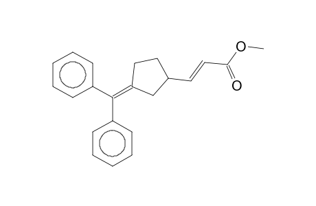 (E)-3-(3-benzhydrylidenecyclopentyl)acrylic acid methyl ester