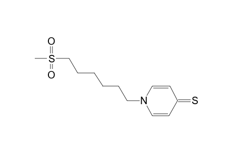 4-(4H)Pyridinethione, N-[6-methylsulfonyl-N-hexyl]-