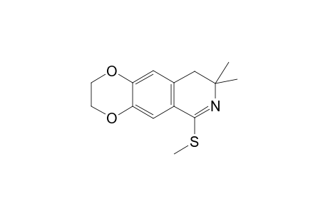 8,8-Dimethyl-6-(methylsulfanyl)-2,3,8,9-tetrahydro[1,4]dioxino[2,3-g]isoquinoline