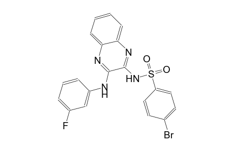 benzenesulfonamide, 4-bromo-N-[3-[(3-fluorophenyl)amino]-2-quinoxalinyl]-