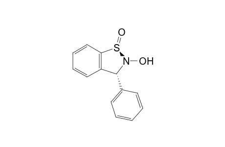 (1R*,3R*)-2,3-Dihydro-2-hydroxy-3-phenyl[1,2]benzisothiazole 1-oxide