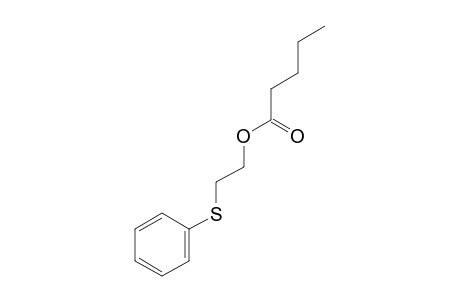 2-(Phenylthio)ethyl pentanoate