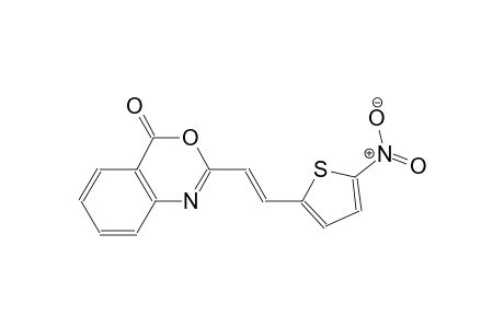 4H-3,1-benzoxazin-4-one, 2-[(E)-2-(5-nitro-2-thienyl)ethenyl]-
