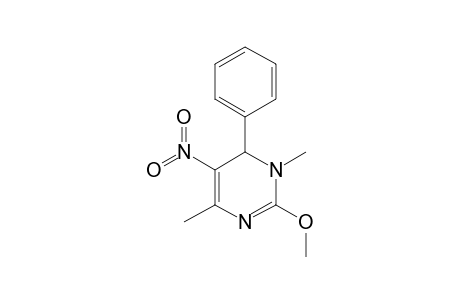 3,6-DIMETHYL-2-METHOXY-5-NITRO-4-PHENYL-3,4-DIHYDROPYRIMIDINE