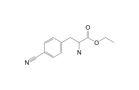2-amino-3-(4-cyanophenyl)propionic acid ethyl ester