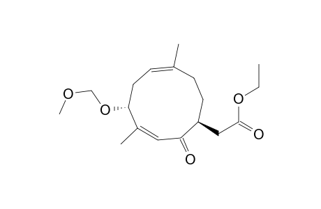 3,7-Cyclodecadiene-1-acetic acid, 5-(methoxymethoxy)-4,8-dimethyl-2-oxo-, ethyl ester, [1S-(1R*,3Z,5S*,7E)]-