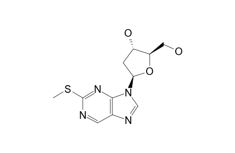 9-(2-DEOXY-BETA-D-ERYTHRO-PENTOFURANOSYL)-2-(METHYLTHIO)-9H-PURINE
