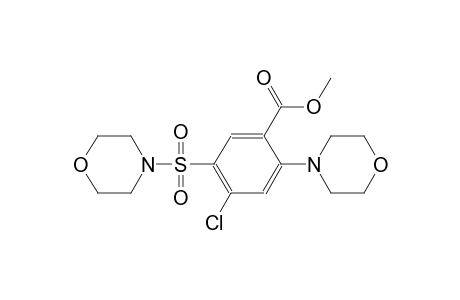 methyl 4-chloro-2-(4-morpholinyl)-5-(4-morpholinylsulfonyl)benzoate